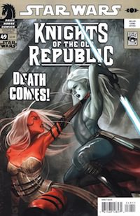 Star Wars Knights of the Old Republic reveals Exar Kun's lightsaber