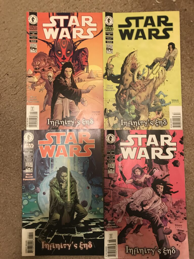 Quinlan Vos tangles with Witches of Dathomir, Nightsisters, in Star Wars Infinities End comic arc