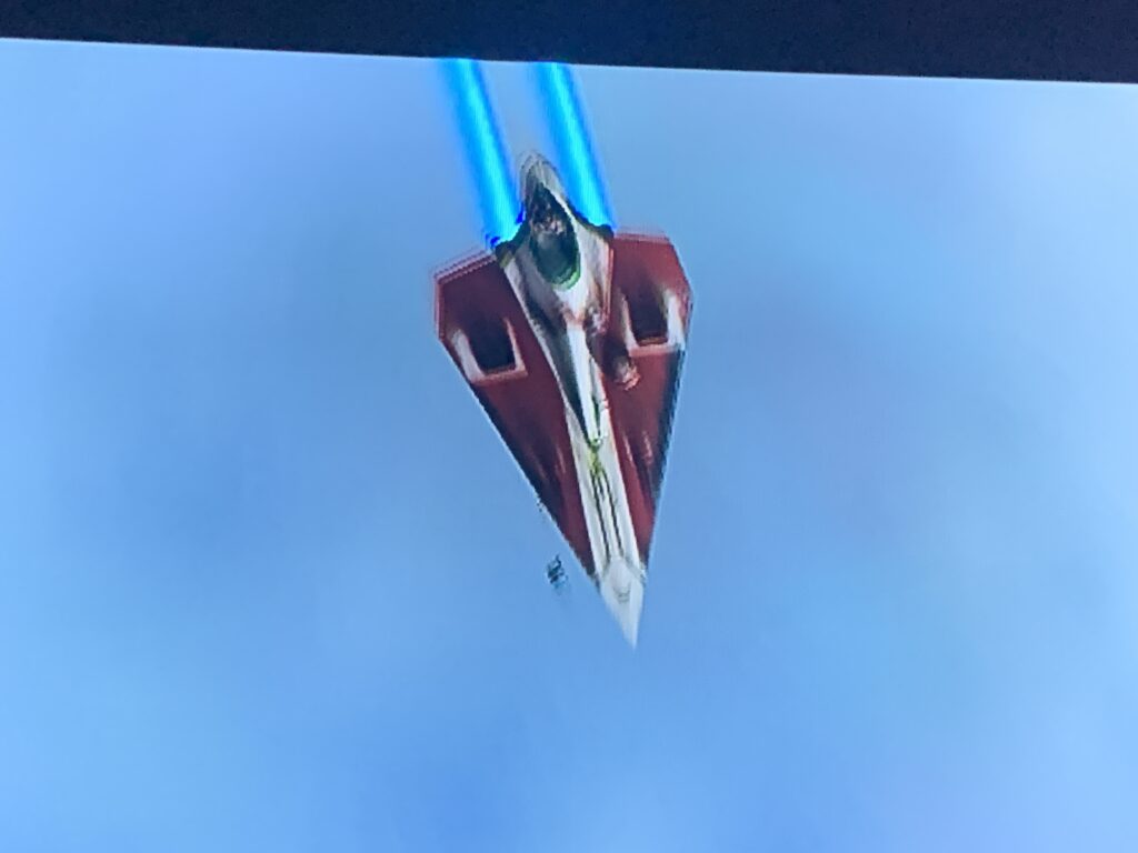 Adi's Delta 7 taking a nose dive