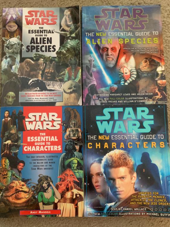 The Essential Guides to Alien Species and Characters, Old and new