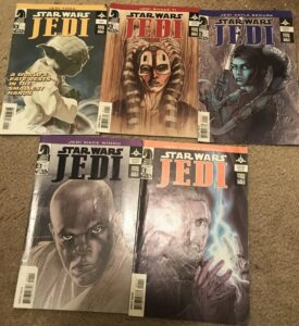 Star Wars Jedi One Shot comics, Yoda, Shaak Ti, Aayla Secura, Mace Windu and Dooku