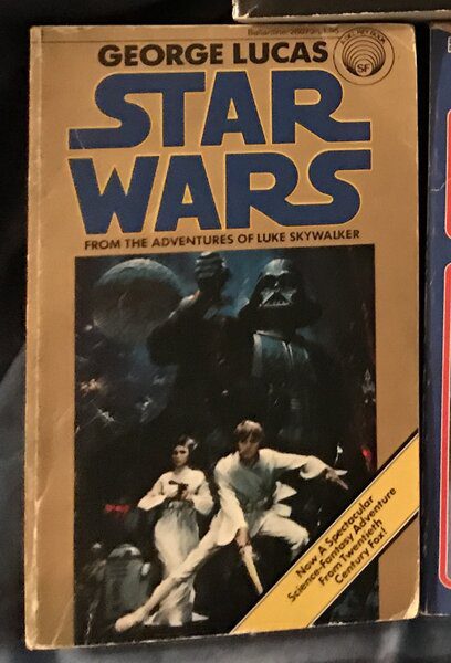 Star Wars novelization paperback, by George Lucas