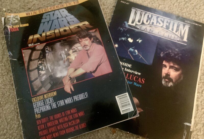 Star Wars Insider issues with George Lucas interviews