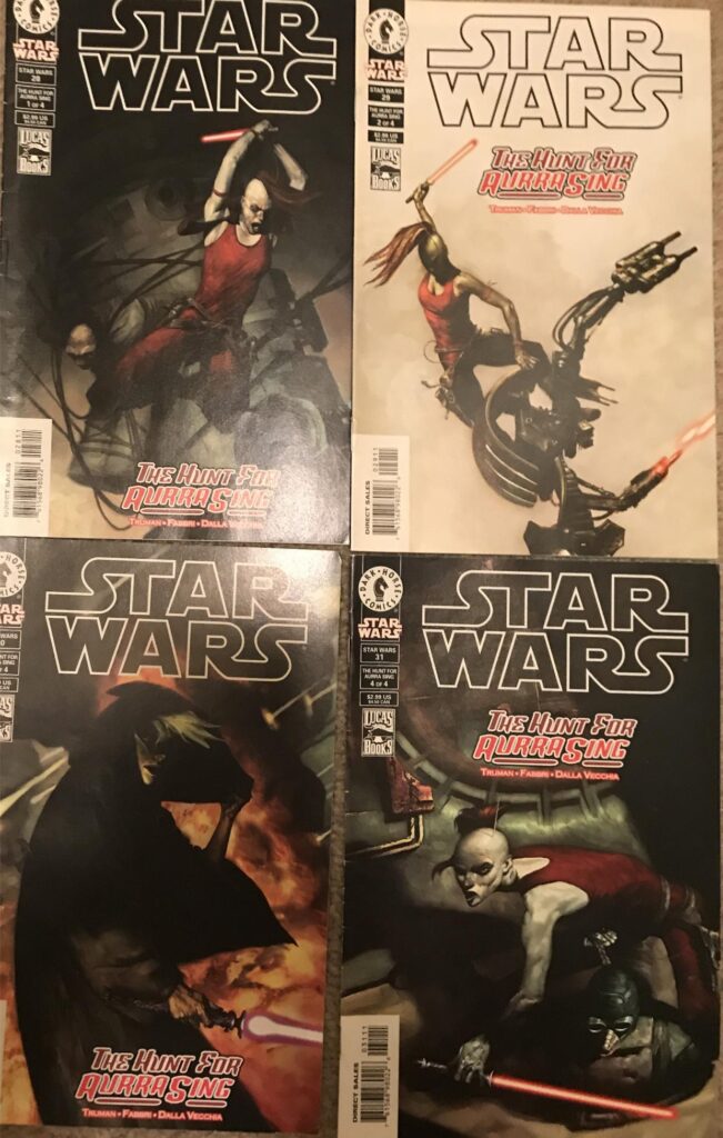 Star Wars the Hunt for Aurra Sing storyarc