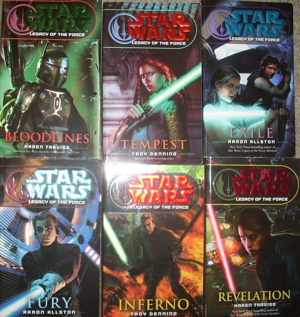 Legacy of the Force series of paperbacks featured a great deal of Ben Skywalker